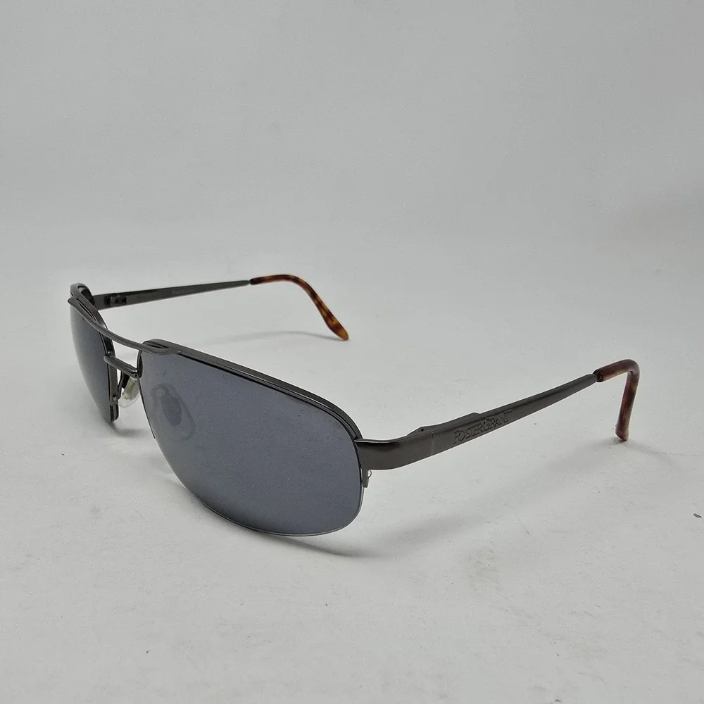 Foster Grant Hunter‎ KM0403 Aviator Gunmetal Brown Sunglasses